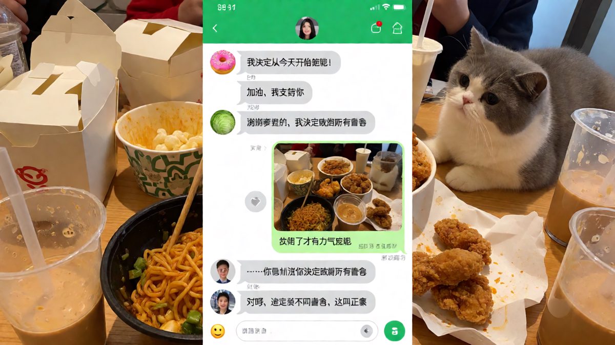减肥的决心 lasted 三分钟，螺蛳粉才是真爱