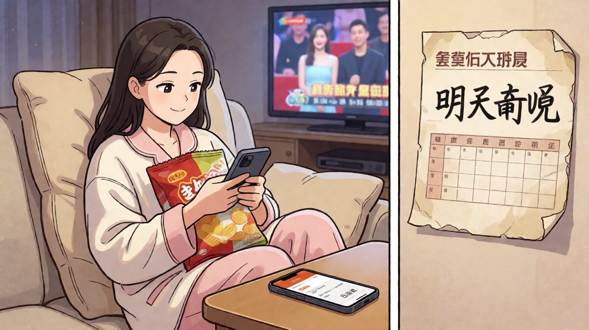 第4格：明天一定健身！（明天的我）