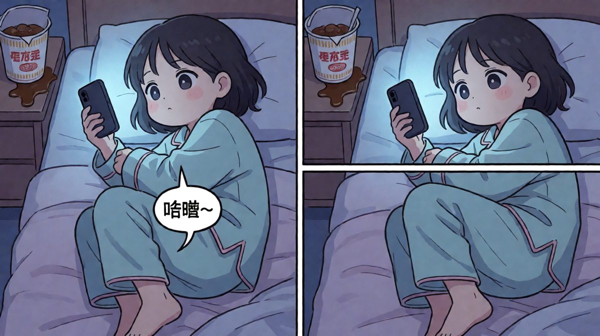 深夜11点，肚子开始抗议