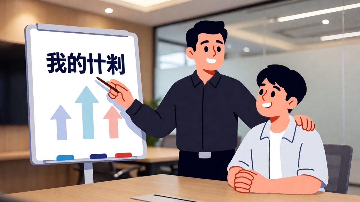 老板感动地说：'公司不会亏待每一个努力的人。'员工眼眶湿润，老板继续：'所以你明年还会在这里继续努力。'