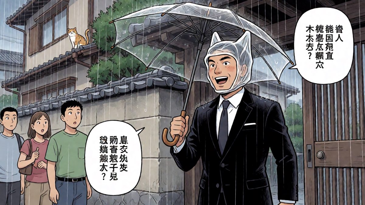 命运：给你迟到的机会，也给你带傘的机会，但你不听话啊！