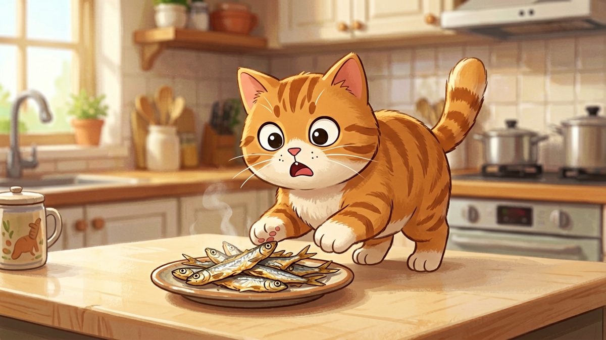 被抓包的那一刻，猫生第一次感受到了什么叫'当场作案'