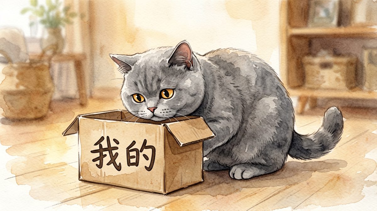 只要我够努力，这个盒子就是我的全部家当