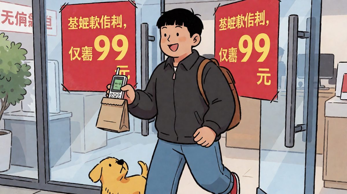 最终只买了99块的老人机，还觉得自己捡到宝了