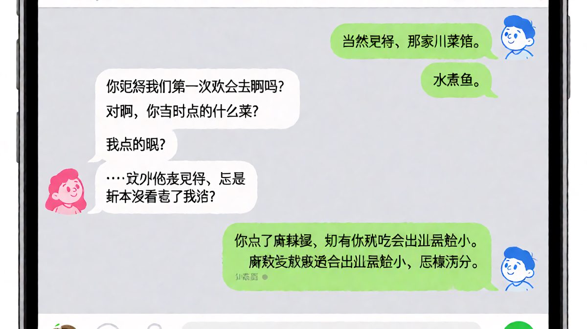 男方把记性全用在歪理上了。
