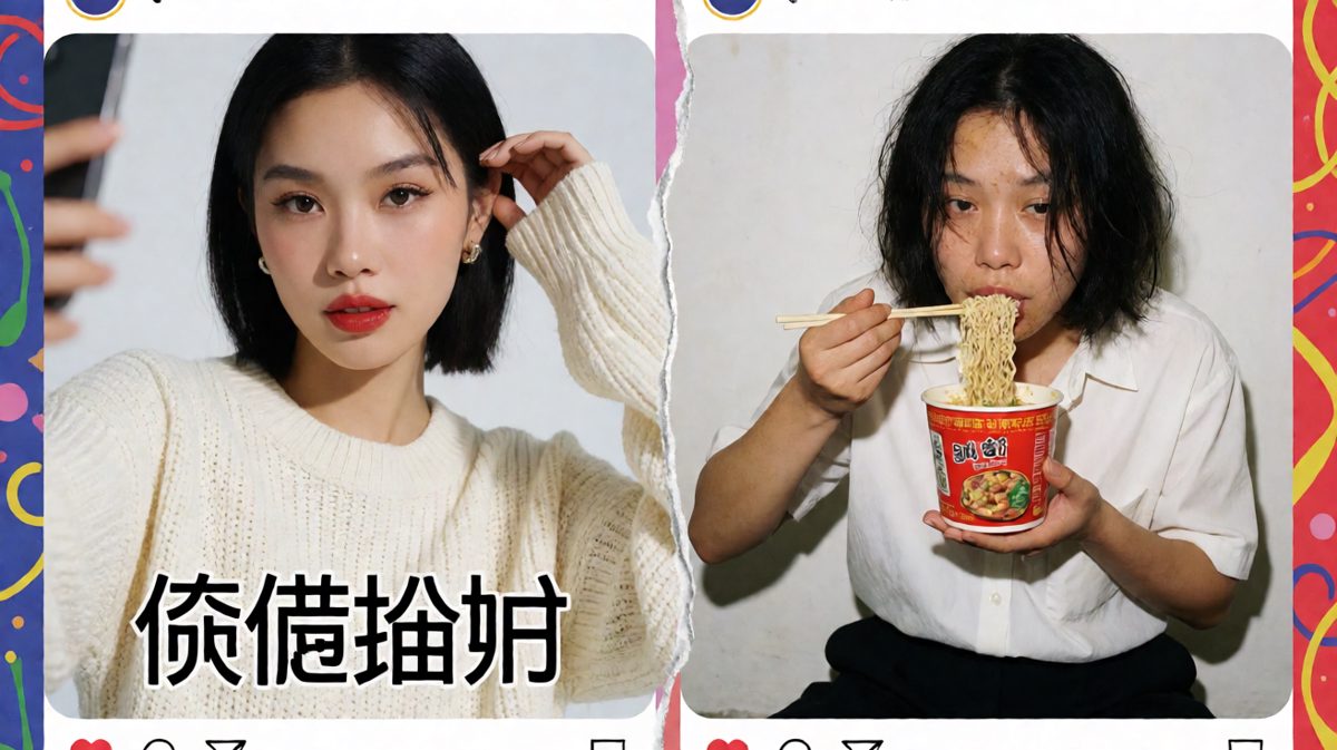 朋友圈里的我和实际上的我