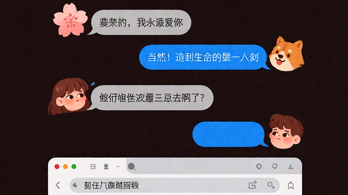深情表白被凌晨三点的外出记录瞬间反转