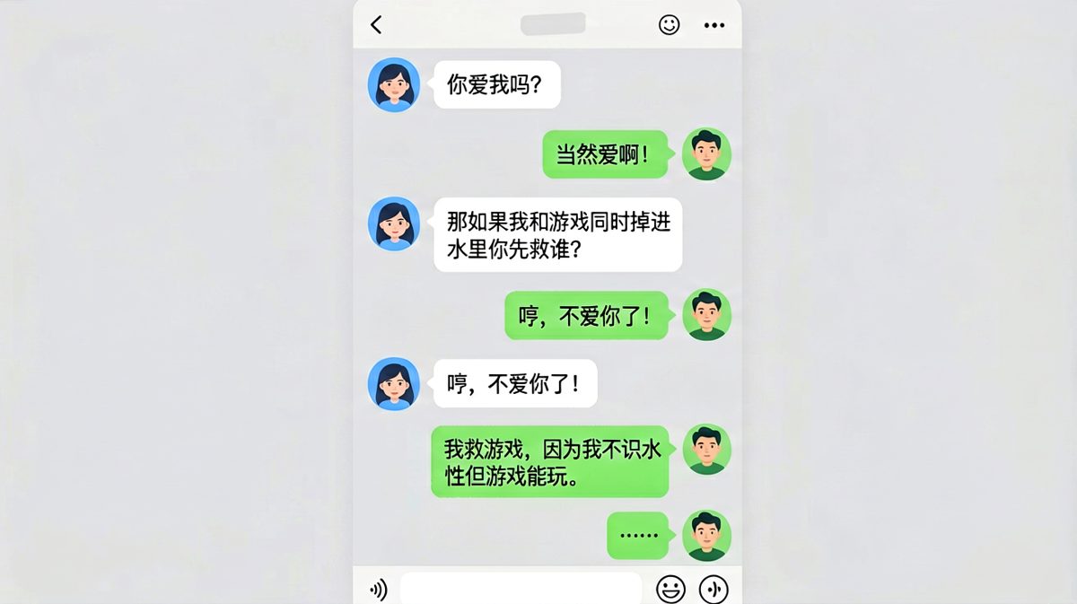 求生欲为零的直男回答，女生当场气笑