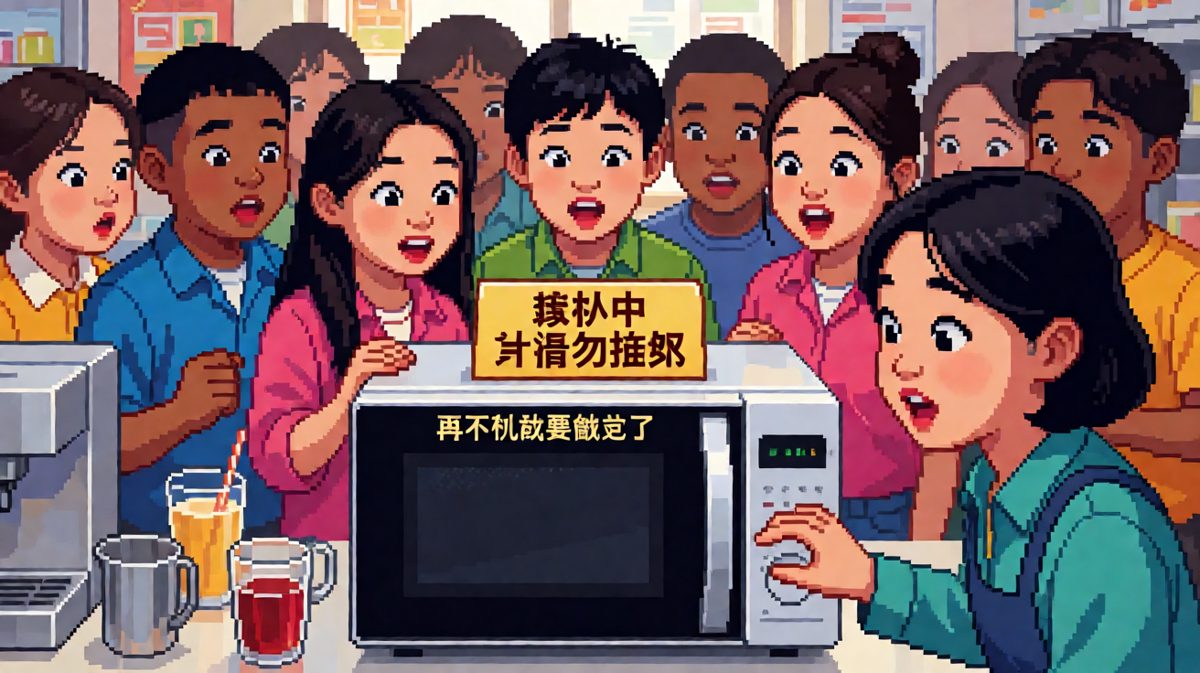 当代职场最残酷的竞争：抢微波炉
