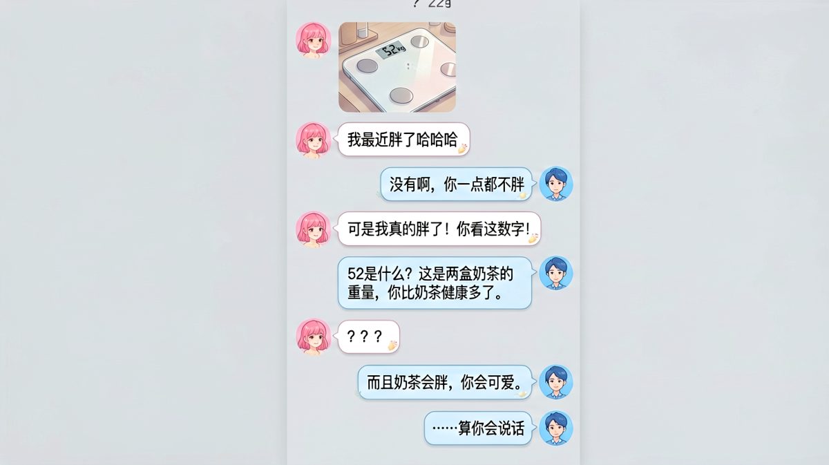 男生满分情话救场，从危机变撒糖