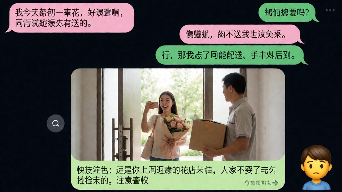 浪漫惊喜变成样品回收通知