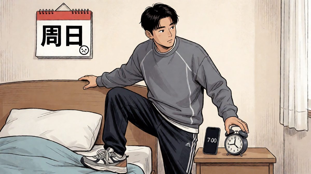 斗志满满准备出发时，发现今天是周日……