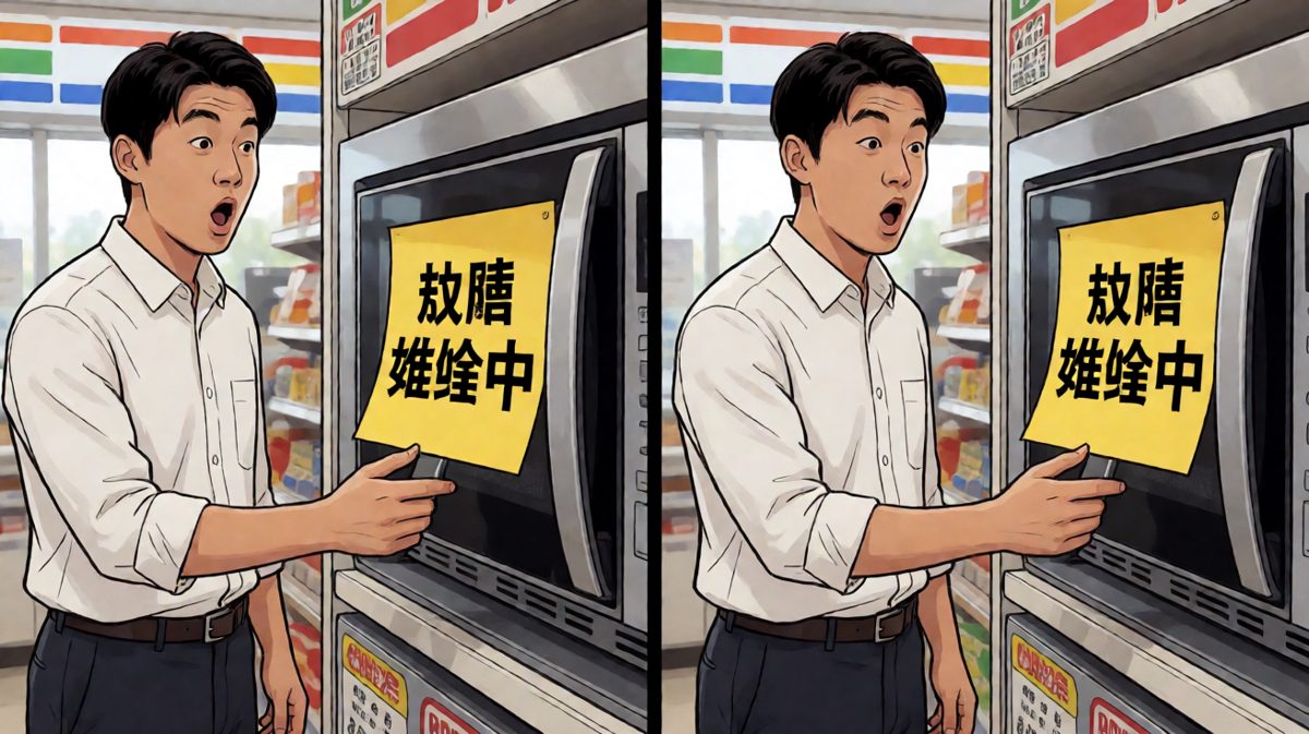然而——微波炉坏了？！