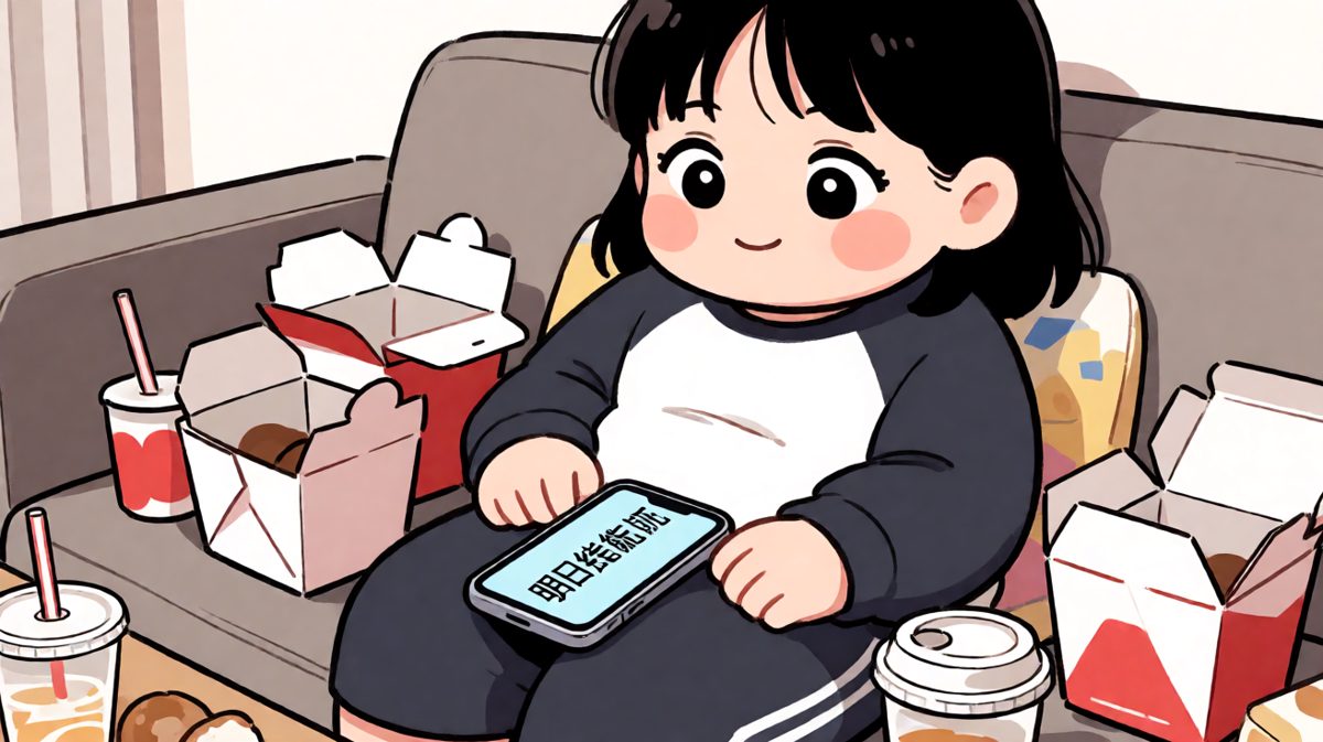 吃饱了，明天再减吧……