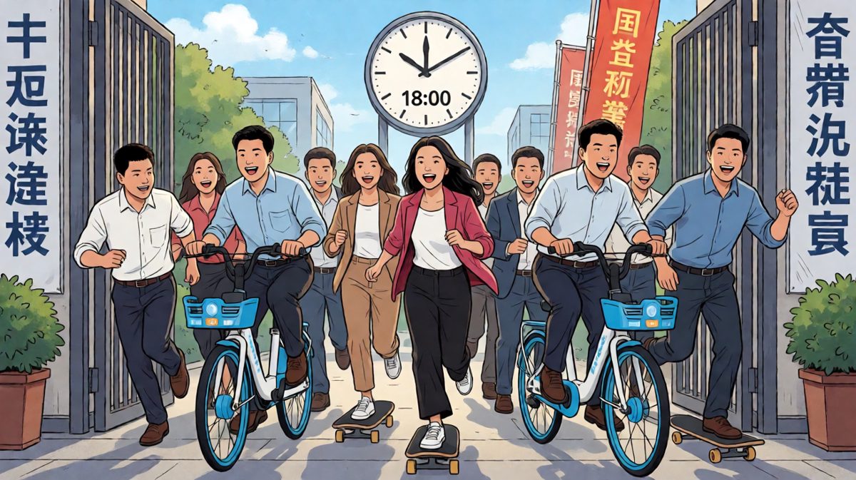 周五六点的我，走路带风，心情起飞
