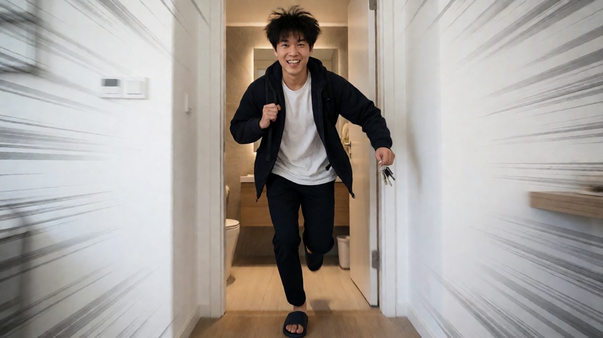 第四格：以最狼狈的姿态奔赴班