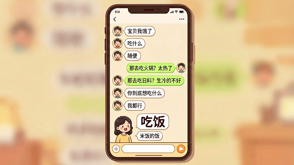 都说随便，结果随便就是让你去吃饭