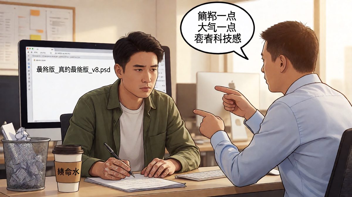 甲方需求：改了十八版还是第一版