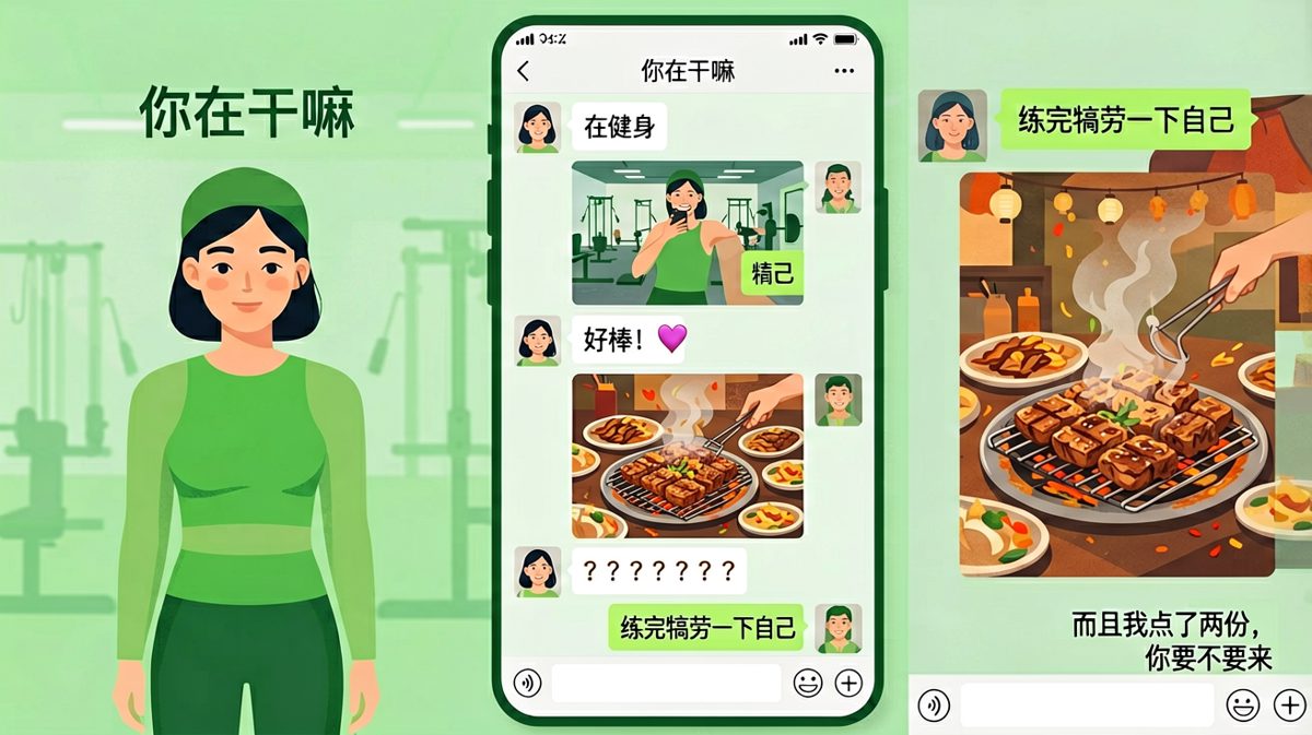 健身房出来的烧烤魂