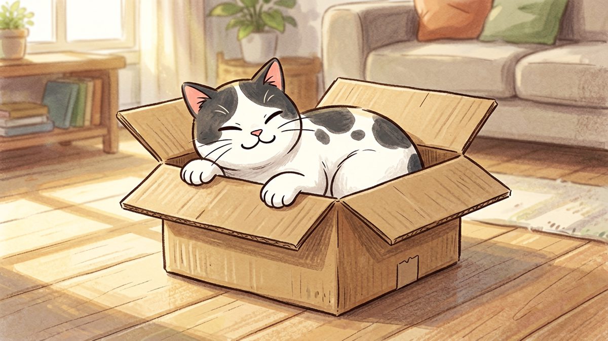 猫：此箱乃为本喵量身定做，懂？