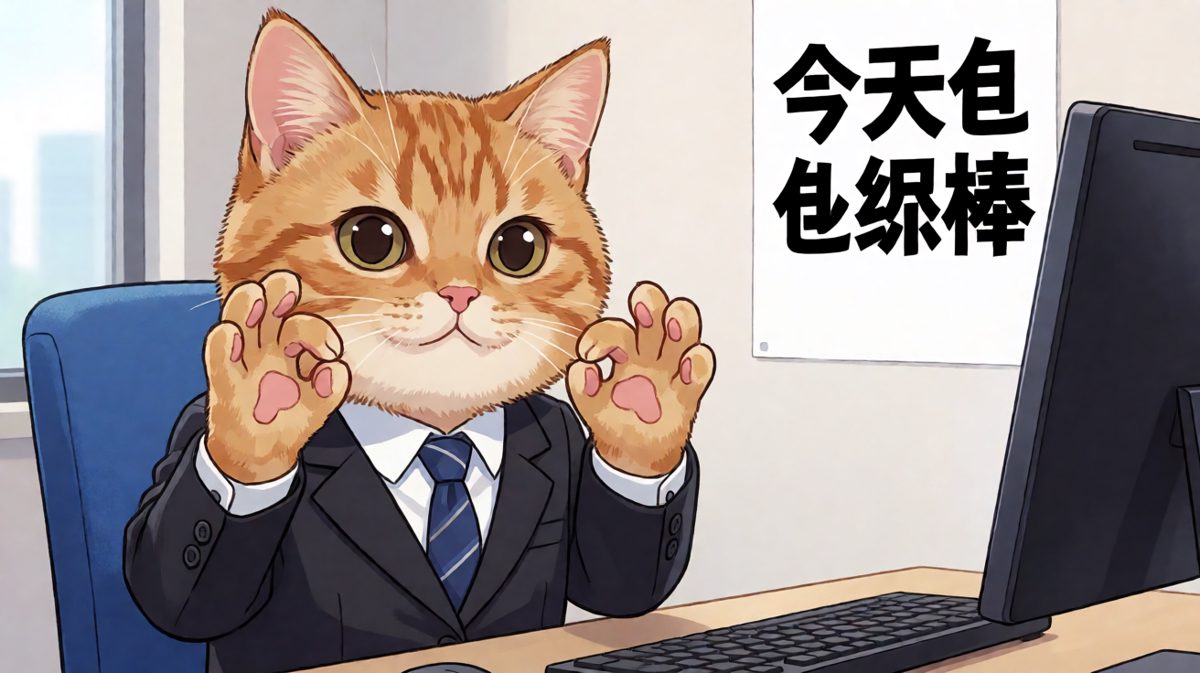 猫：收到，马上改，辛苦了（假笑）