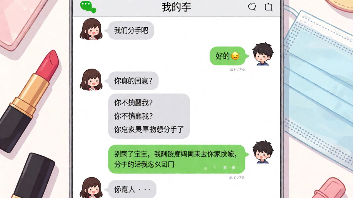 一句「好的」让女朋友瞬间破防，原来挽留才是真爱