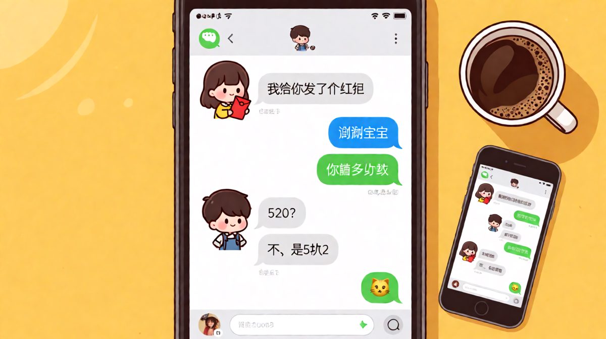 以为是520浪漫暴击，结果是5块2的友情测试