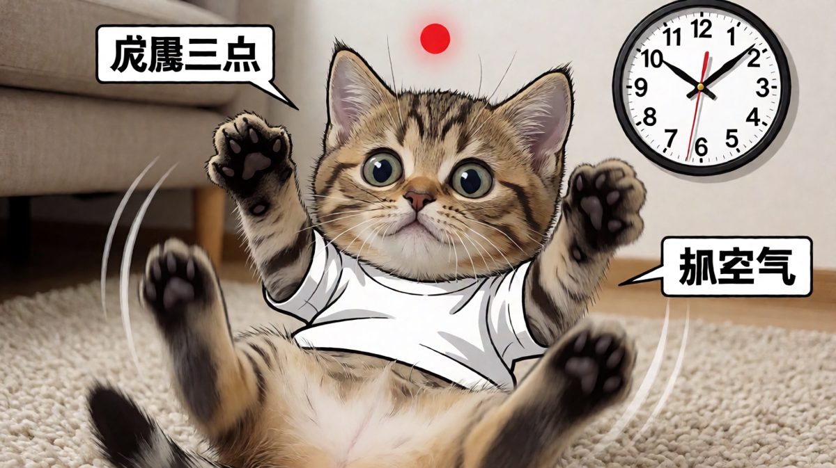 凌晨三点的猫：谁允许我睡觉了？我要战斗！