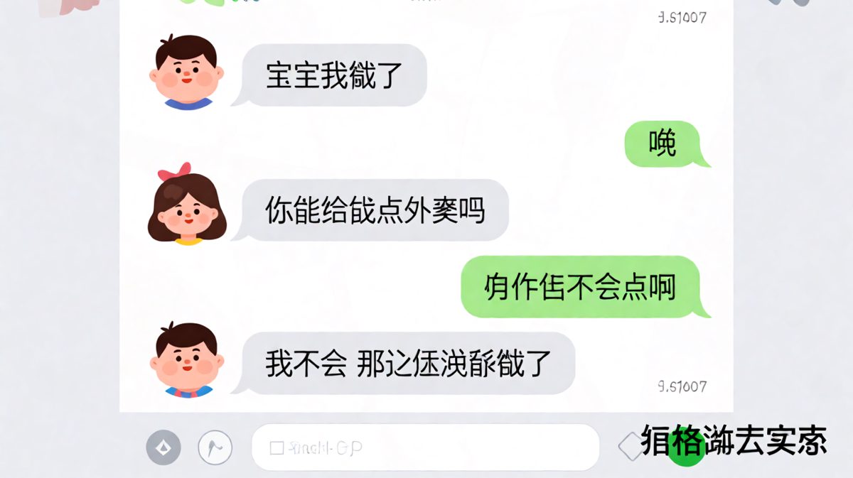 "我饿了"的灵魂反问