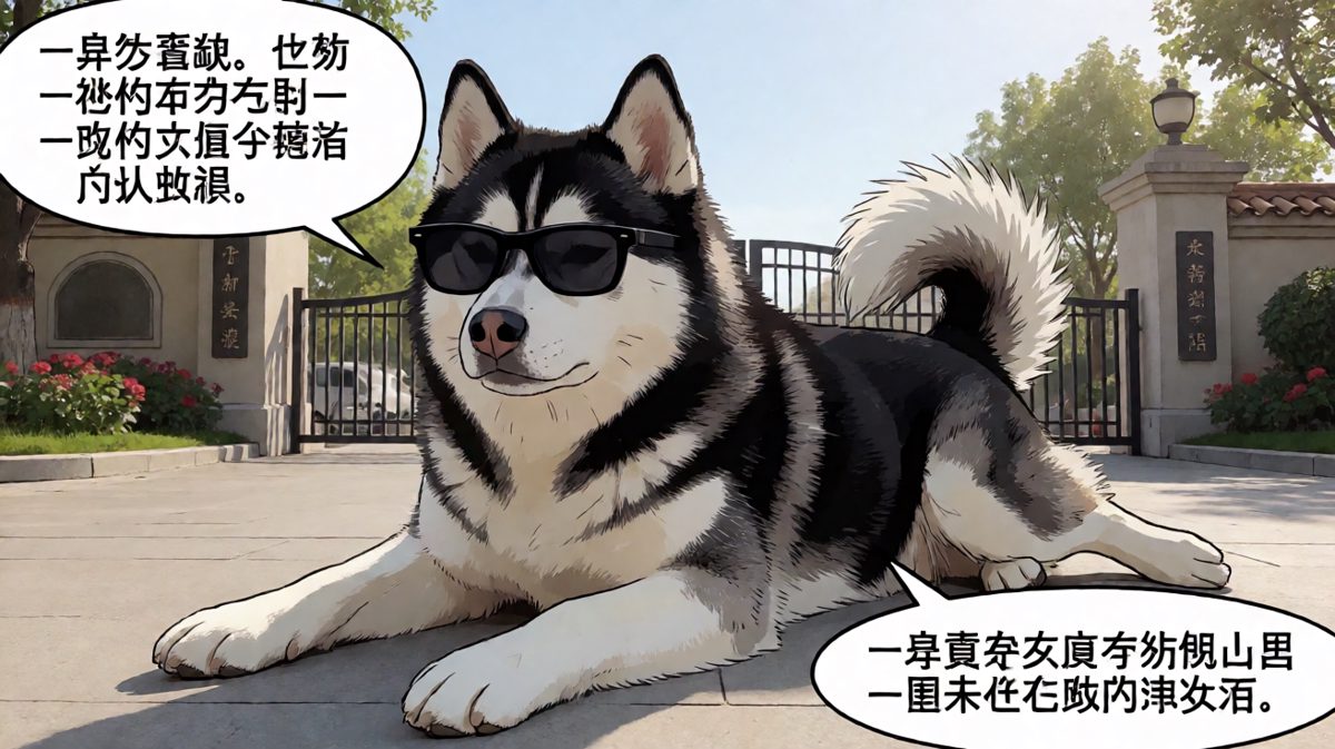「别打扰我，我是这条街最靓的狗」