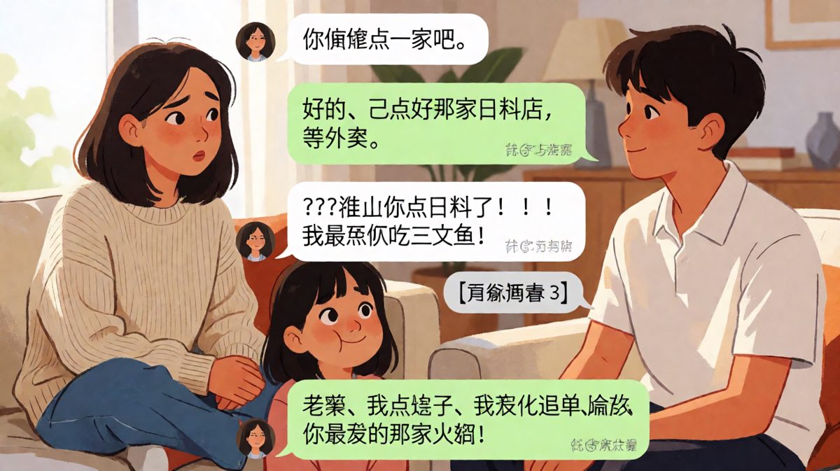 一句「随便点」让男生点错餐厅的社死现场