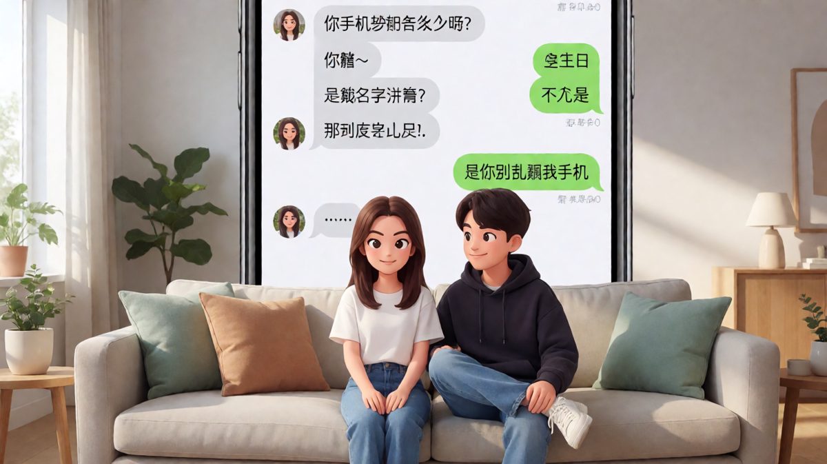 绕了十个弯，手机密码就是'别乱翻我手机'——直男的极致敷衍