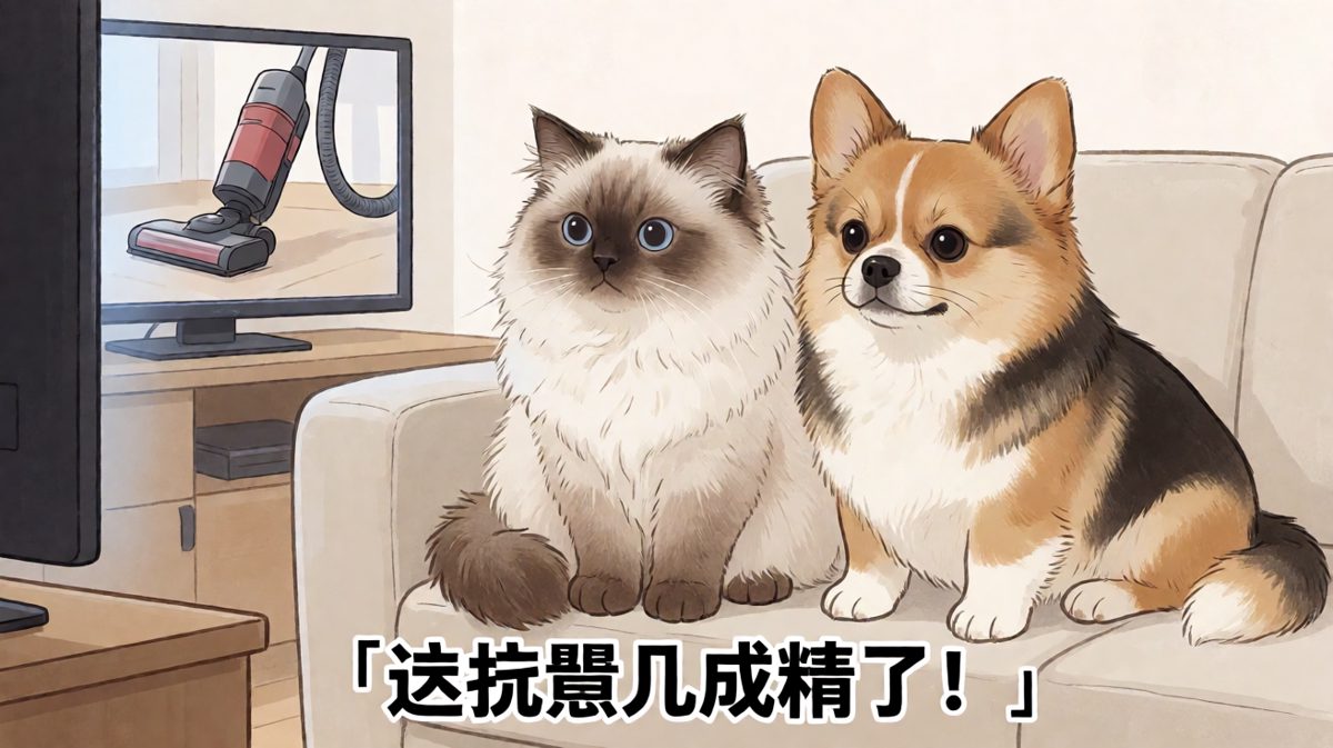 猫狗共惧：吸尘器竟是终极BOSS。