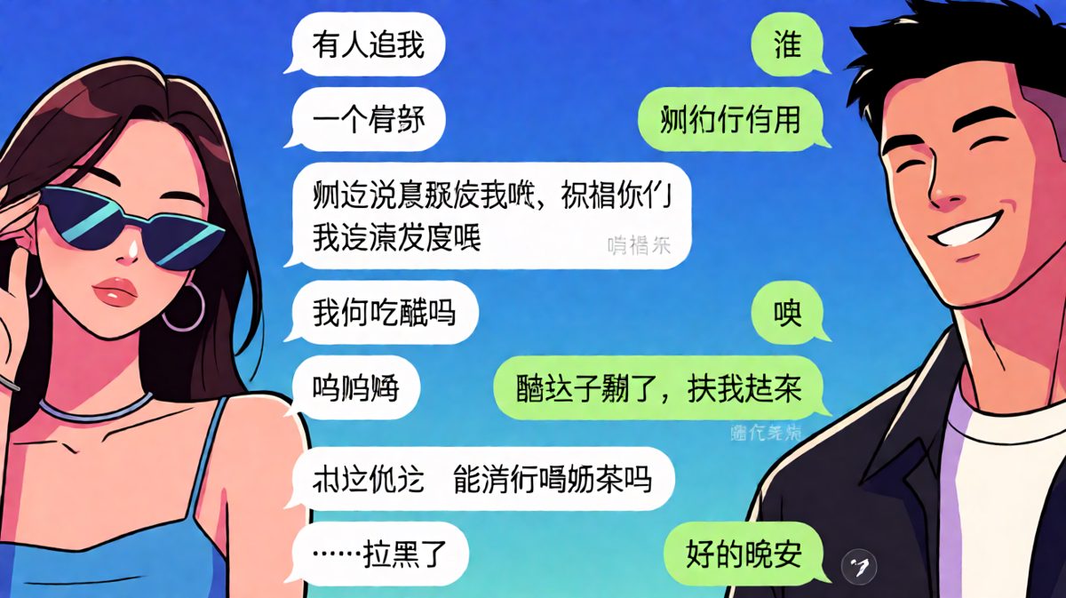 男生吃醋方式清奇，反向操作让人无言以对。