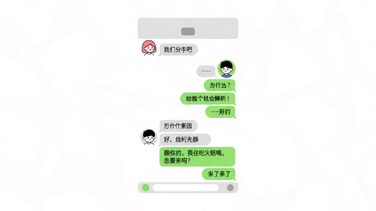 「跪一下」是假的，「吃火锅」才是真的。