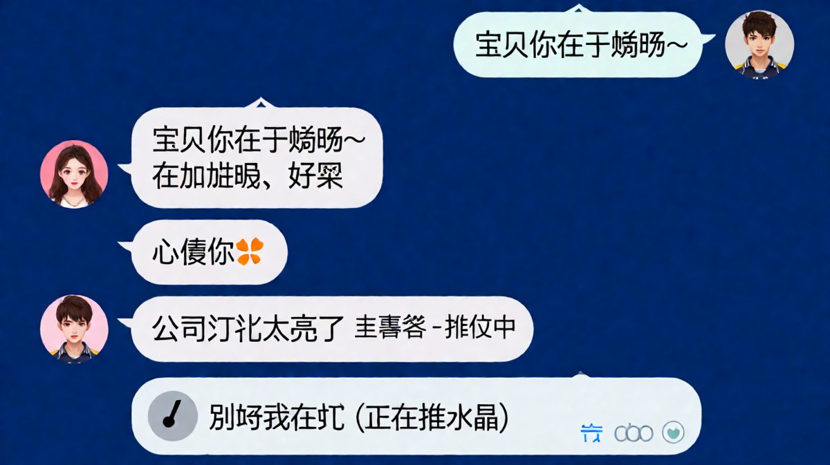 加班加到王者钻石局，男朋友的时间管理我服了
