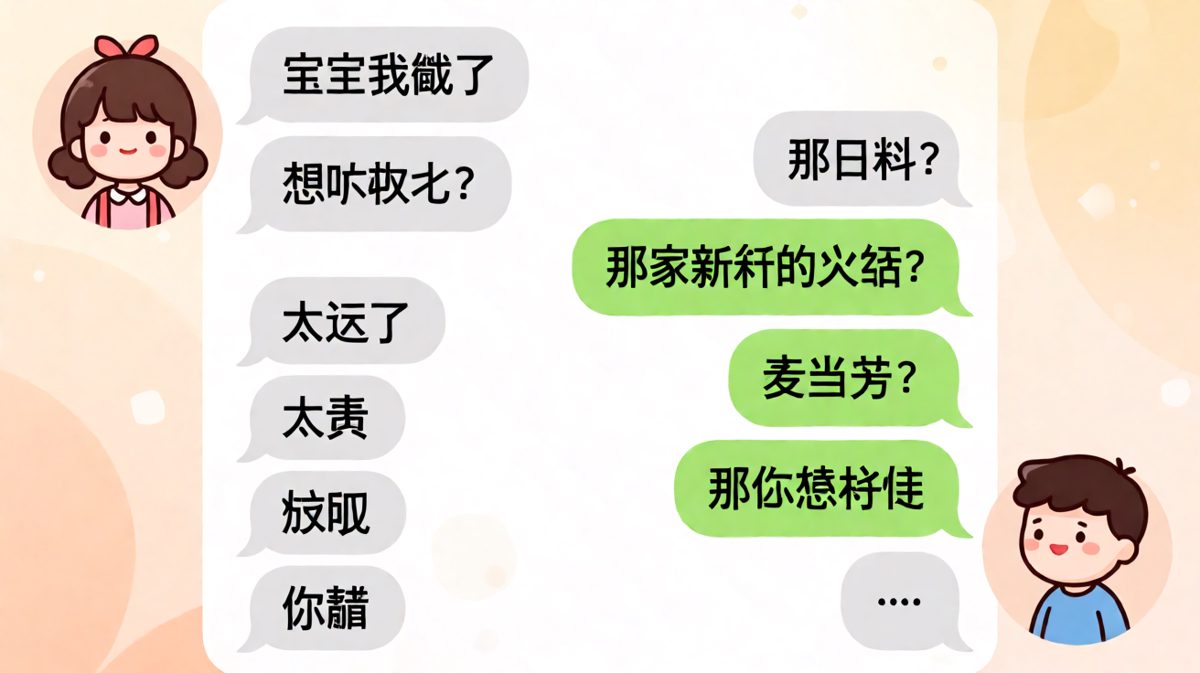 饿了=不想让你猜，但又不告诉你