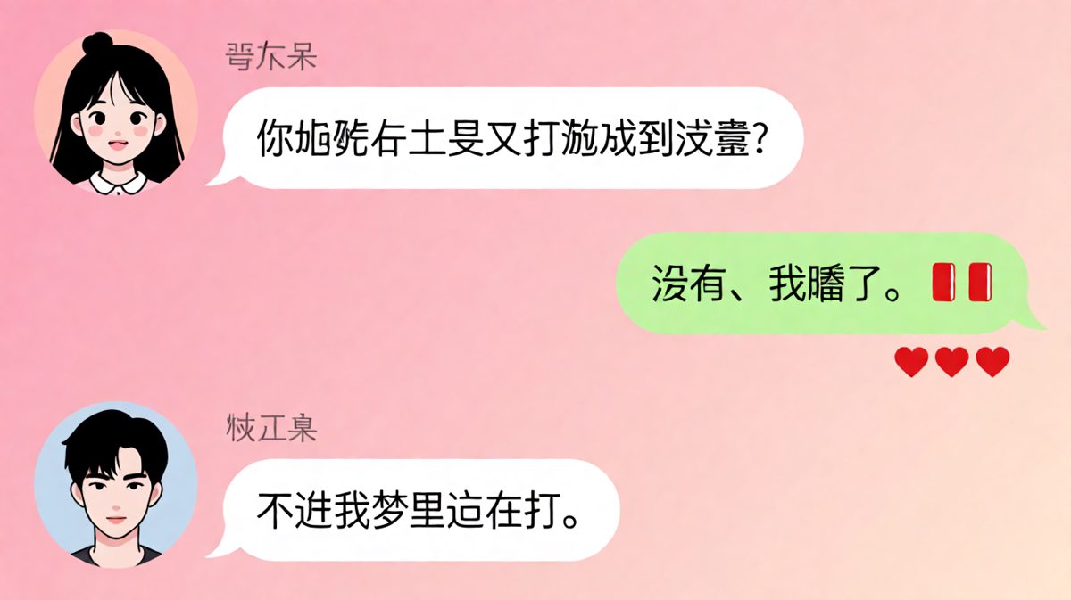 男生承认自己梦见打游戏，把女生气得直跳脚
