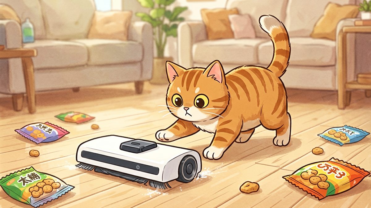 猫咪：这玩意儿肯定藏了超多老鼠！
