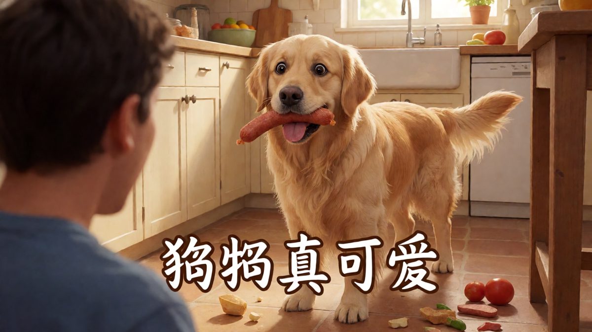 狗狗：不是我吃的，是它自己跳进我嘴里的