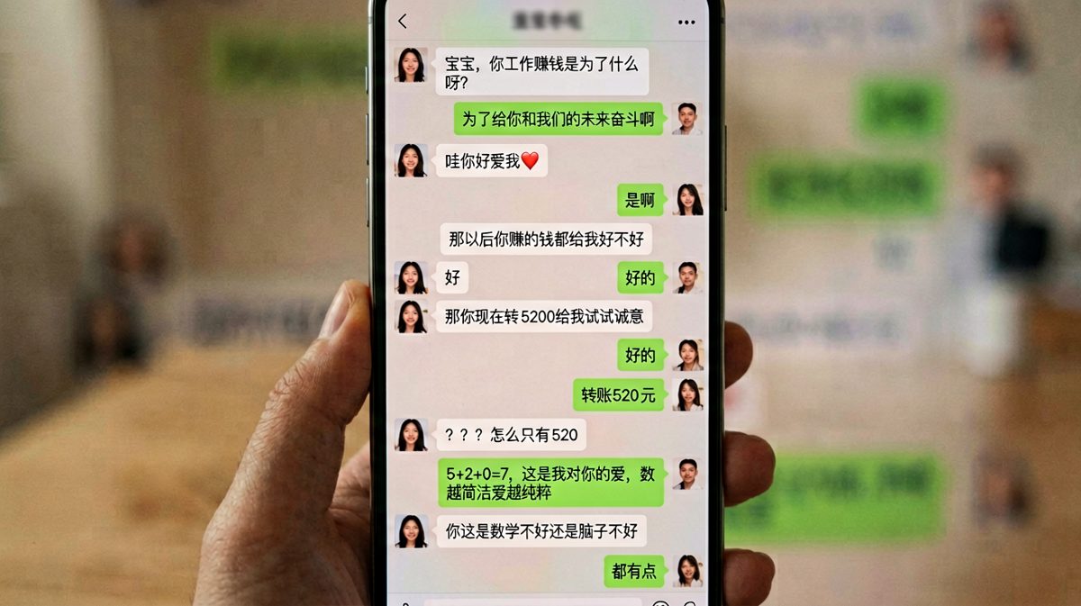 5200变成520，男方用数学逻辑把浪漫变成搞笑现场
