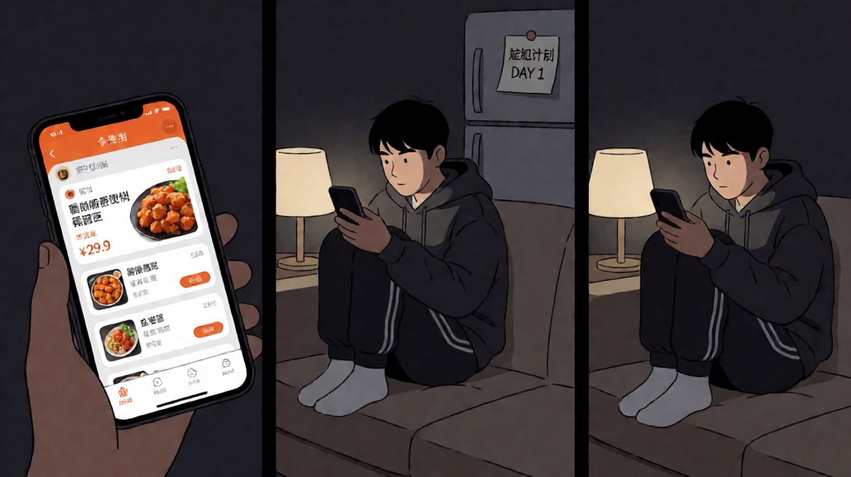 深夜破防，炸鸡的诱惑无法抵挡。