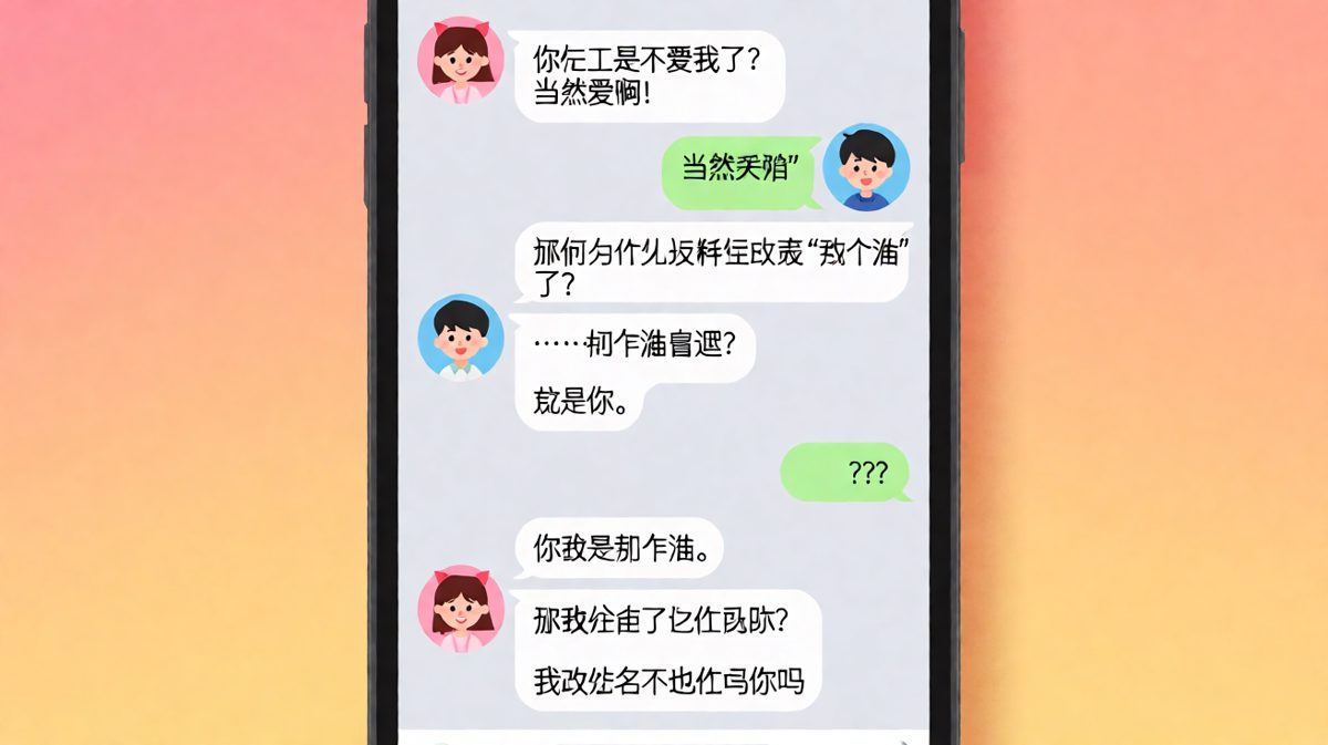 女生质问男友备注改成"那个谁"，结果循环套娃把两个人都绕进去了。