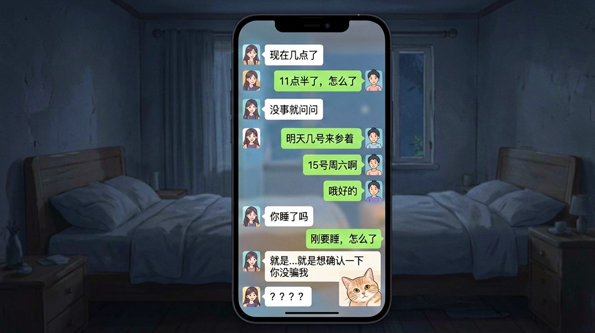 凌晨2点'只是想确认你没骗我'的神级操作