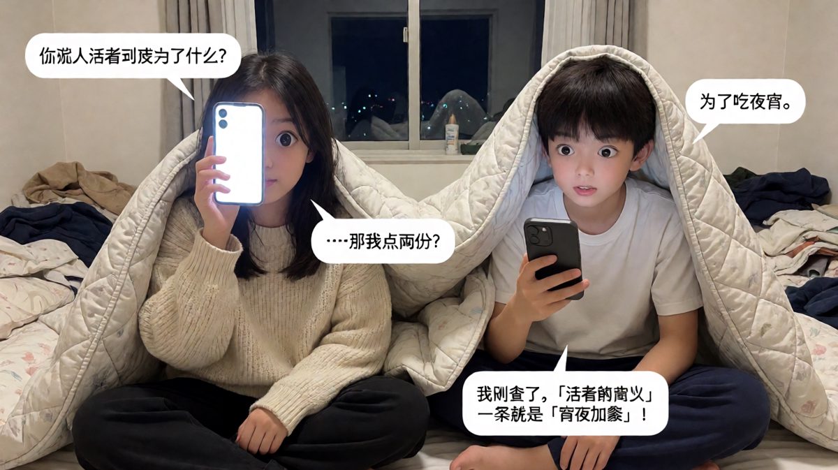 宏大哲学问题最终终结于夜宵拼单
