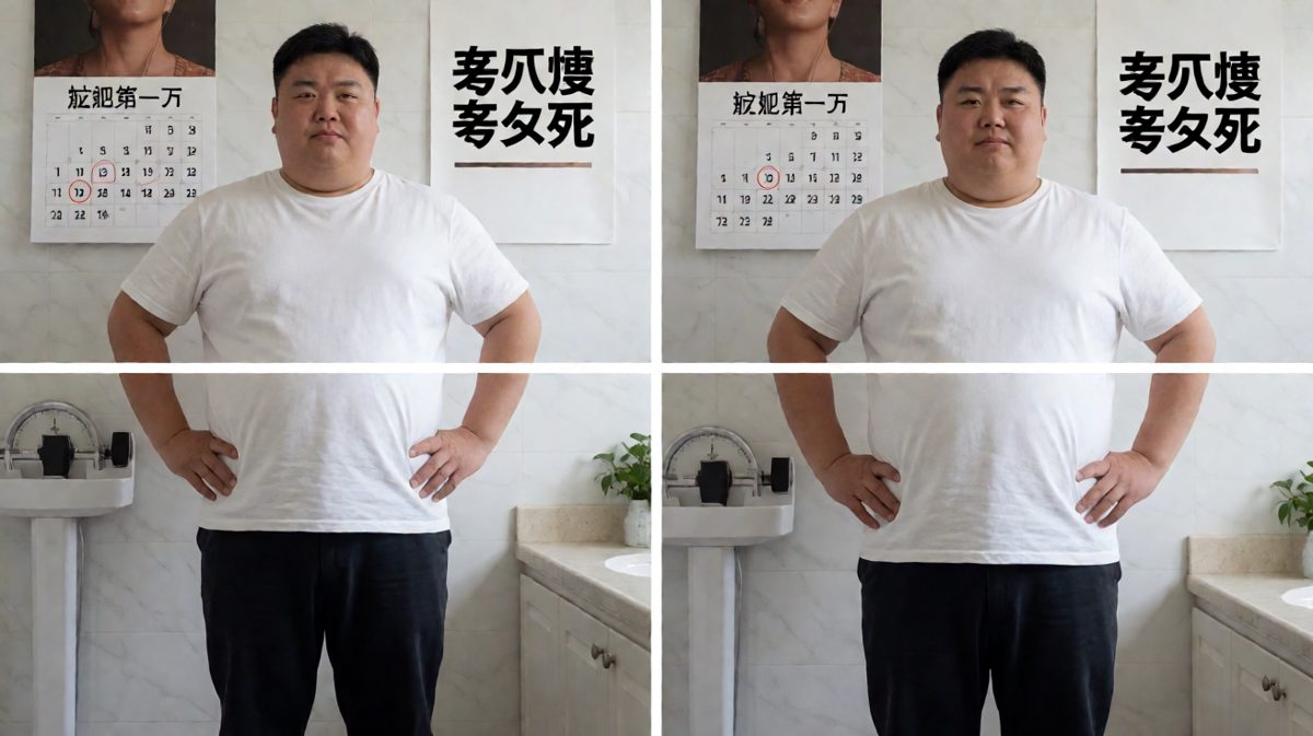 早上立flag：今天开始减肥！
