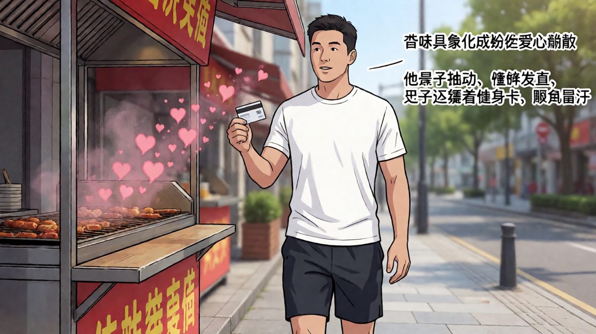 中午路过烧烤摊，意志力开始动摇