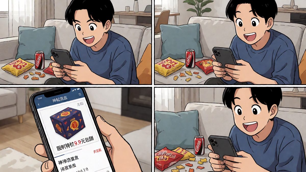 看到限时特价，毫不犹豫点击下单。