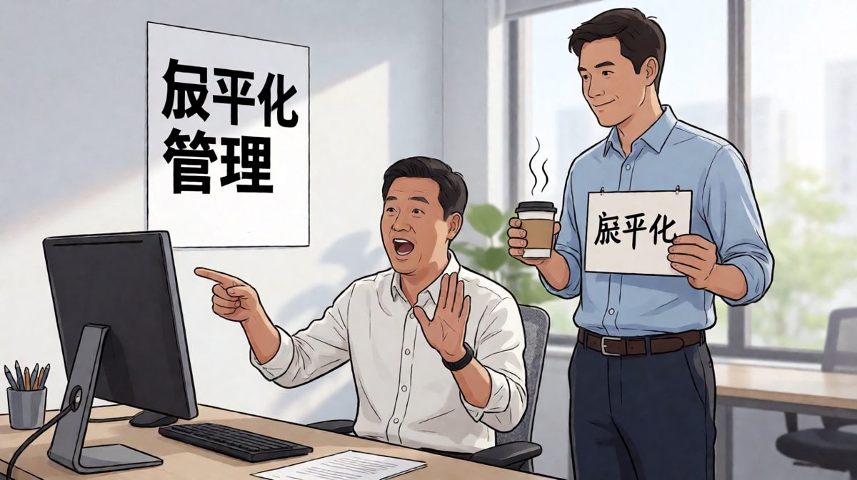 老板：我们要扁平化管理！员工：意思是活儿都归我？老板沉默。