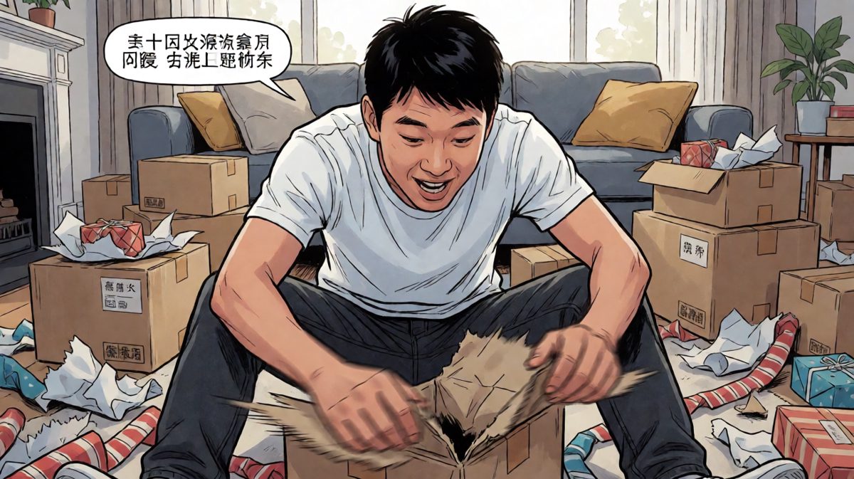拆快递时的快乐与疯狂